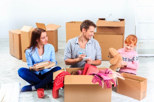 Organised storage space for household and commercial belongings in Abbeywood