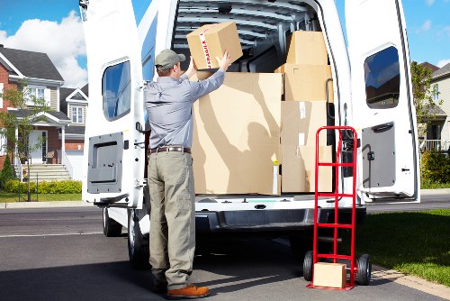 Large furniture items stored safely in Abbeywood
