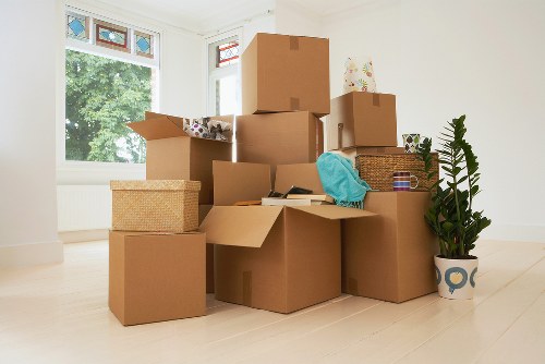 Customer preparing to vacate a storage unit after cancellation