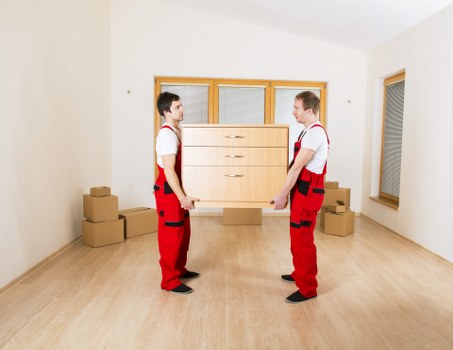 Household items packed safely in secure storage in Abbeywood