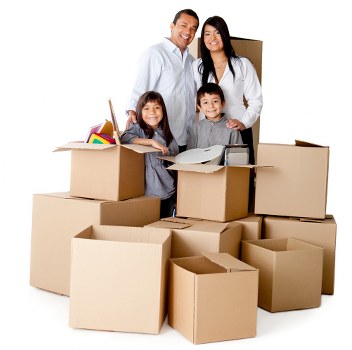 Professional removal team loading furniture during a local Abbeywood move